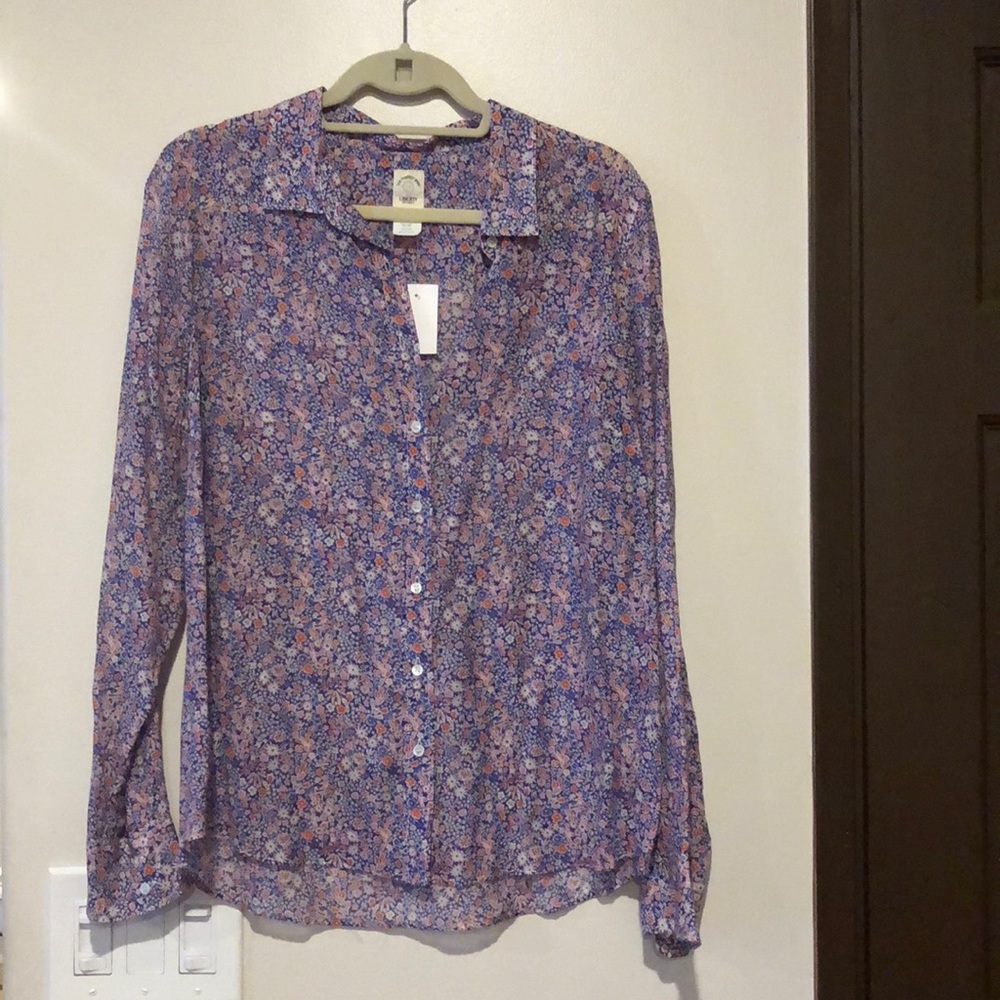 Liberty London J. Crew Button Down Shirt